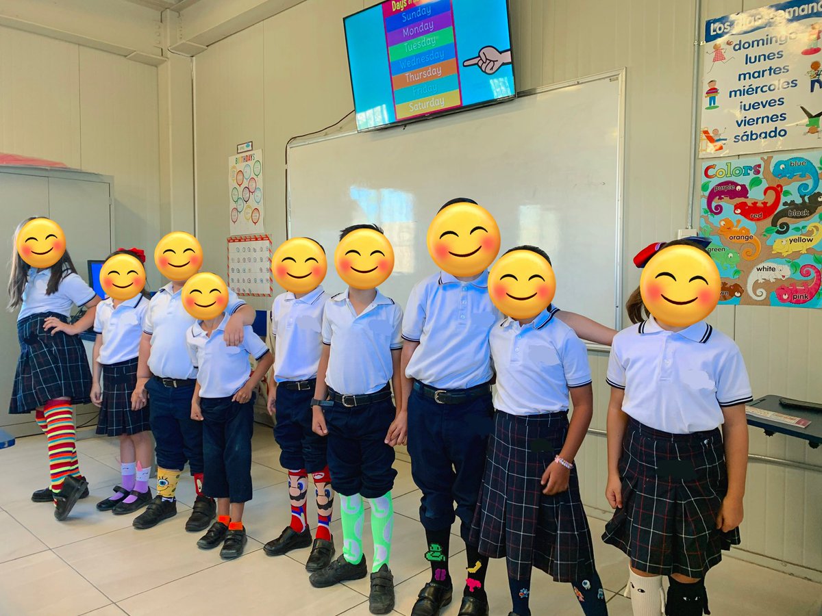 Crazy socks day 🤪🧦 #teacher #maestra