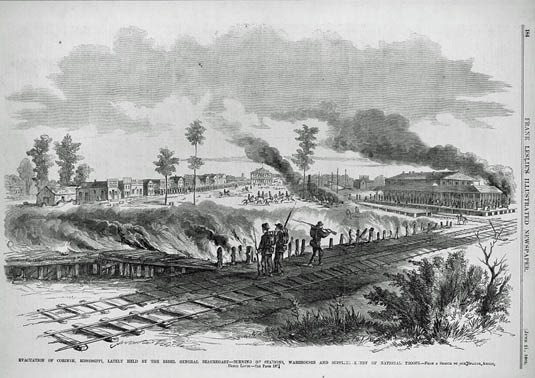 Two major rail lines ran through Corinth- the Memphis & Charleston and the Ohio & Mobile - making it essential for the Union armies to advance on Vicksburg & Chattanooga.
2/3

 #USHistory #Documentary #AmericanHistory #CivilWarHistory #AmericanCivilWar #AmericanCivilWar