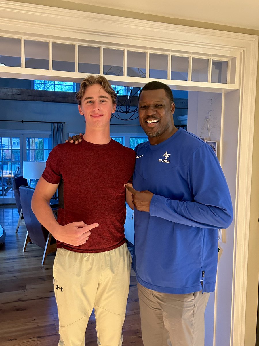 Thank you @MarcBacote for coming by our home to have dinner with us and tell us what @AF_Football is all about! #FlyFightWin @StJohnsPrepFB