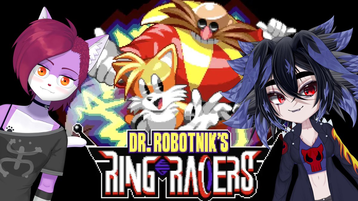 SRB2K got a SEQUEL, supposed to be the Salty Spitoon of racing games, we'll see how true that is! I am LIVE with @VoidFeline 🔴in ROBOTNIK RING RACERS! She's prolly gonna rip me to shreds, but she's cool as Hell so I'll allow it 👉👈 STREAM 🔗⏬#Vtubers #VtubersUprising