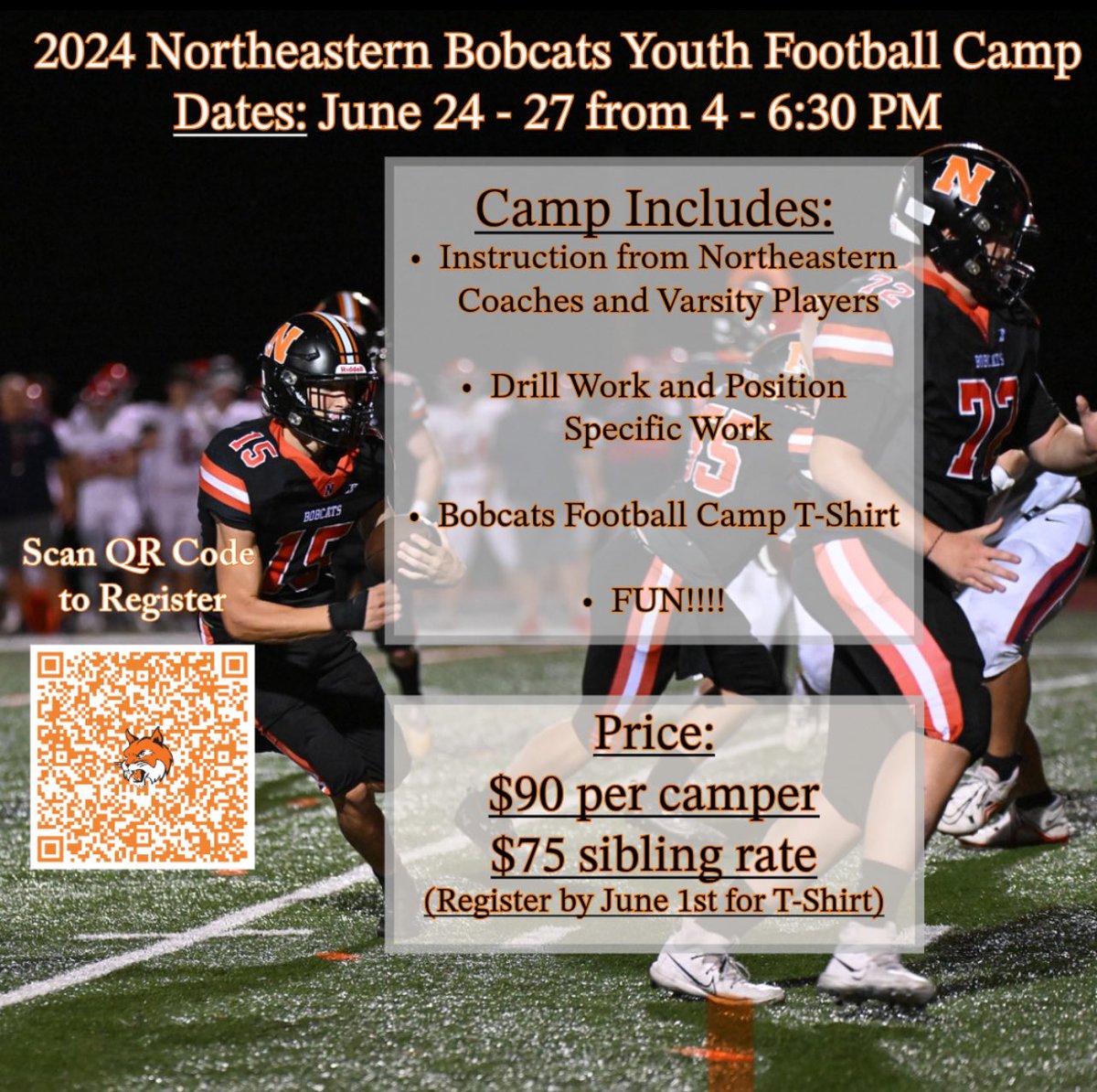 Kirby Brubaker (@coachbrunesci) on Twitter photo Bobcats Youth Football Camp…players grades 1 through 8 register now! #thefutureisnow <a href="/coachpoulson/">Coach Poulson</a> <a href="/CoachAQuinones/">Austin Quinones</a> <a href="/olvernesd/">Joshua Olver</a> Bobcats Youth Football Camp…players grades 1 through 8 register now! #thefutureisnow <a href="/coachpoulson/">Coach Poulson</a> <a href="/CoachAQuinones/">Austin Quinones</a> <a href="/olvernesd/">Joshua Olver</a>