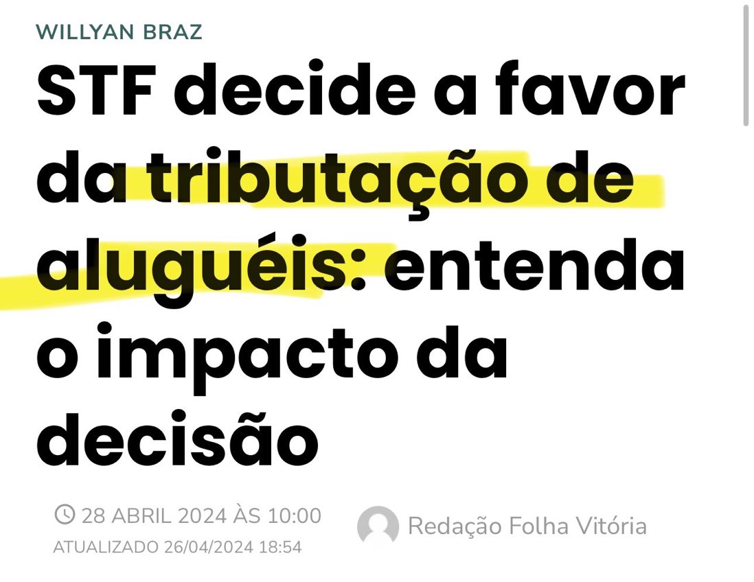 Tributos acima de tudo, tributos em cima de todos 👍🏻