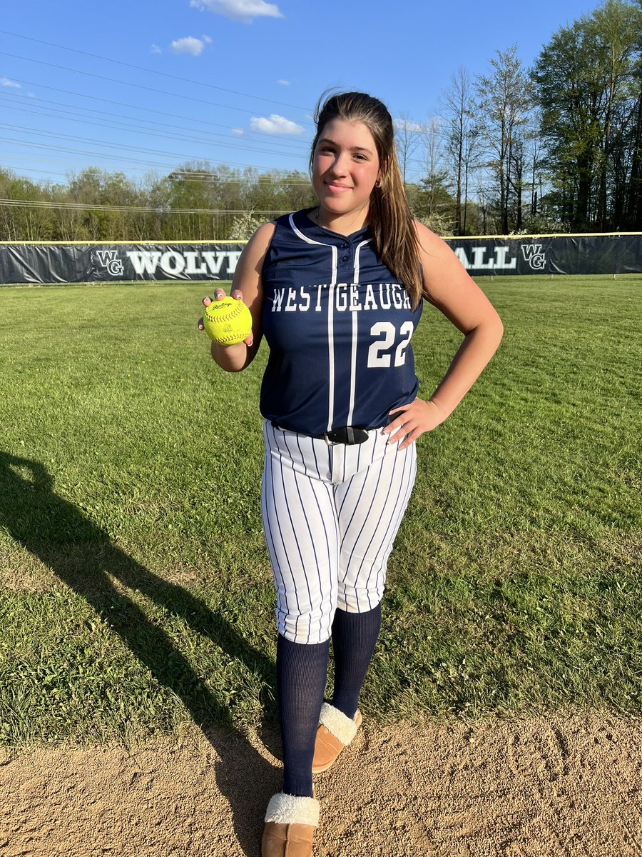 Morgan Atwara gets the first HR at our “new” field and goes 4-4 with 5 RBI! Great day Morgan!