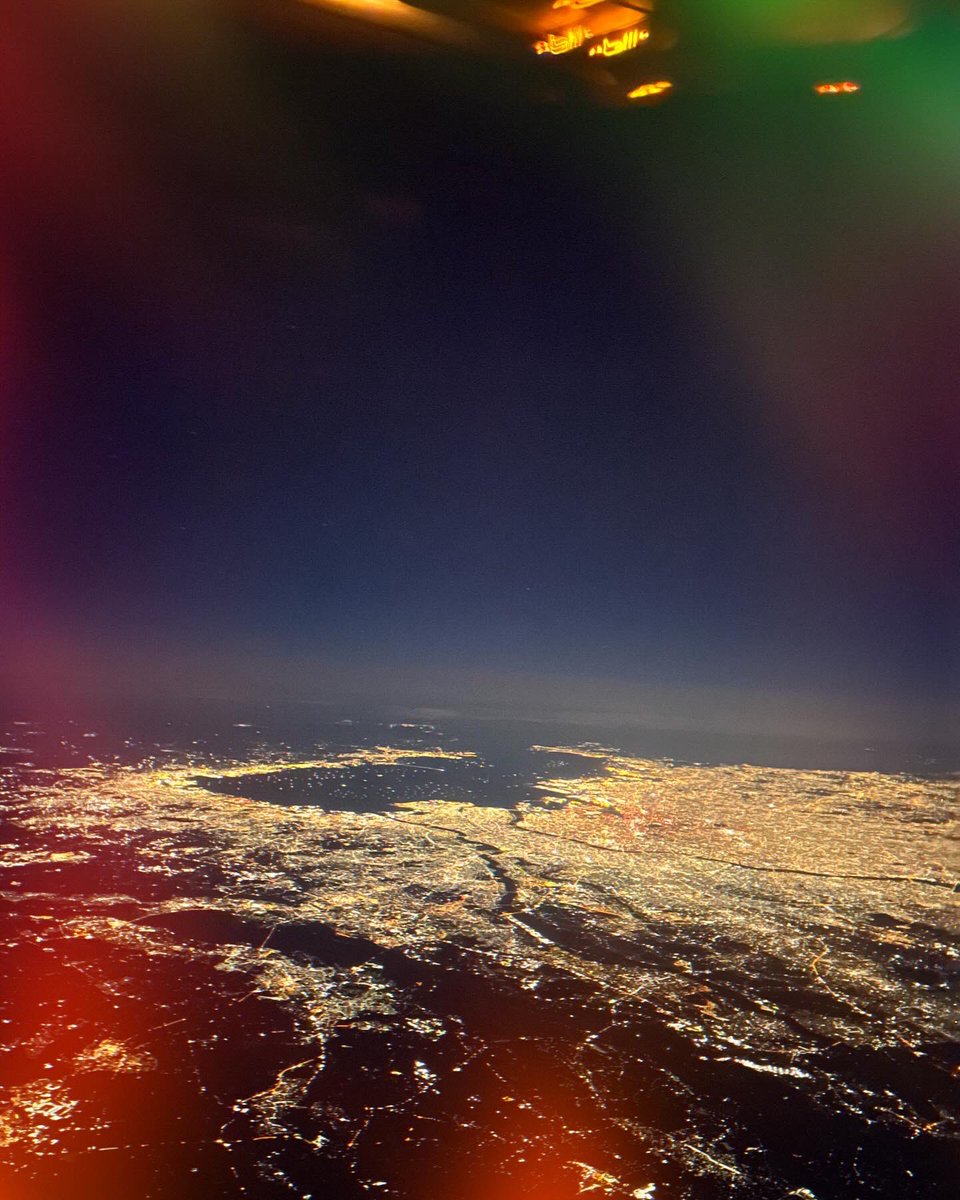 WOKE UP ON A FLIGHT IN THE MIDDLE OF THE NIGHT A FEW WEEKS BACK. CHECKED ON THE MAP AND SAW WE WERE JUST PASSING TOKYO SO I OPENED UP THE WINDOW AND SAW THIS. FELT BEAUTIFUL MIGHT DELETE LATER I GUESS.