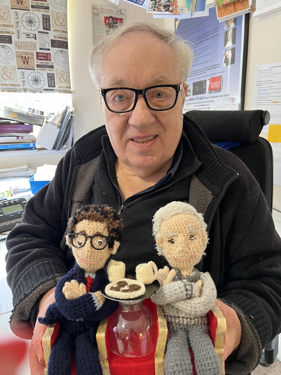 We got knitted! We have our own Footage Detectives dolls. We’re now up there with Action Man, Barbie & Ken. @TalkingPicsTV At 7.00 the Heritage Chart breakfast show on HeritageChart.co.uk Alexa apple app & @RegencyRadio