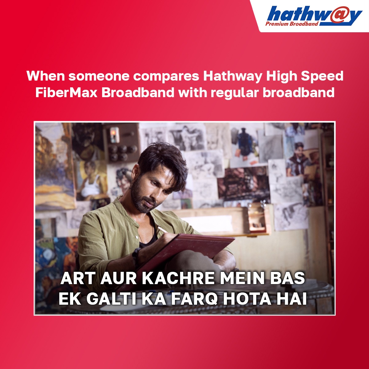 With Fibermax technology, Hathway is a different breed. DO NOT compare!

#HathwayBroadband #HighSpeedInternet #InternetConnection #InternetSpeed #Broadband #BroadbandConnection #HighSpeed #300Mbps #Hathway