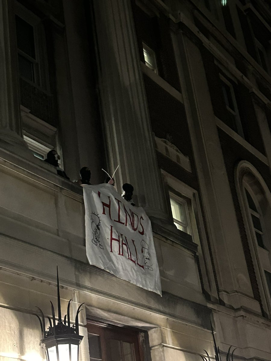 Students have renamed Hamilton Hall “Hind’s Hall”