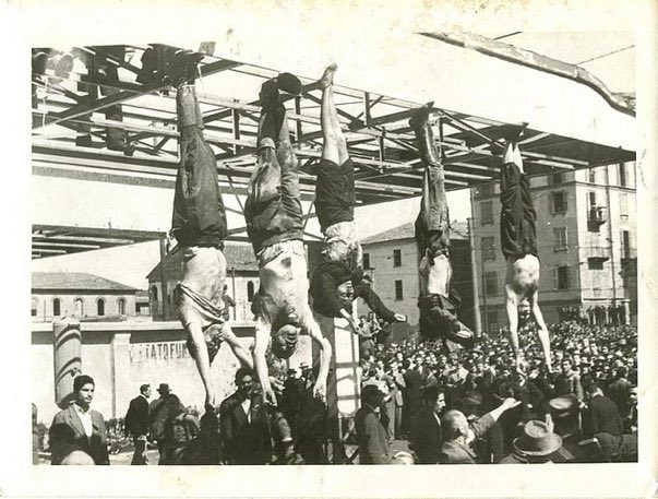 Milán, Piazzale Loreto (28 de abril de 1945).