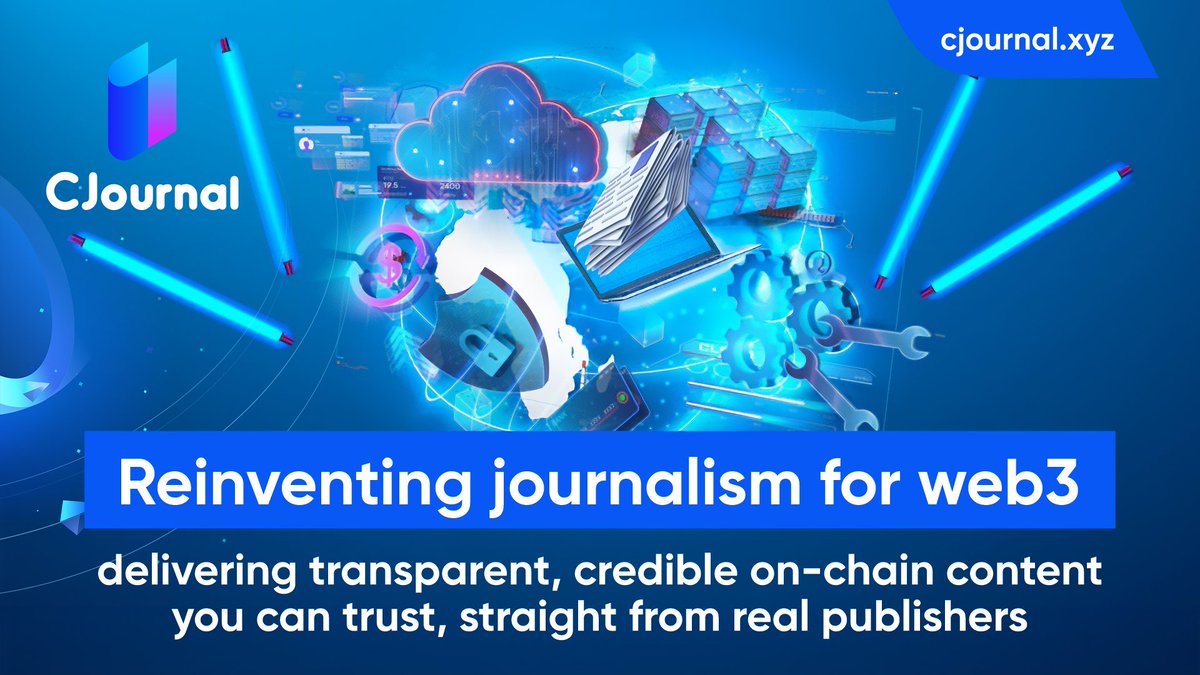 Tired of clickbait crypto 'news'? #Cjournal is reinventing journalism for Web3 - delivering transparent, credible on-chain content you can trust, straight from real publishers. #ReadtoEarn rewards for the win! $CJL $UCJL