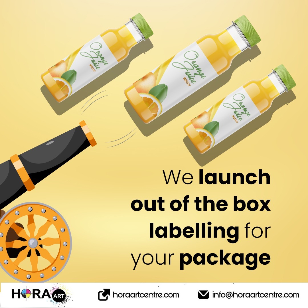 Step up your packaging game with our new out-of-the-box labeling options! #Horaart is proud to launch innovative solutions that make your packages stand out from the crowd. #Horaart #PackagingInnovation #LabelingSolutions #Printing Visit bit.ly/42MR4CY Call 9654092239