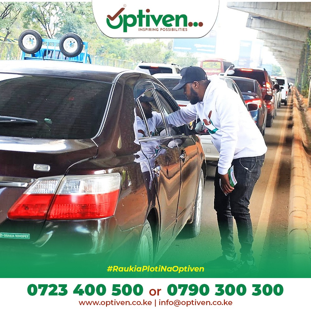 Transform your dreams into reality with Optiven! Our enthusiastic team is spreading the word about the transformative power of investment. Take the next step by joining us on site visits and experiencing our projects firsthand. 0790300300 #RaukiaPlotiNaOptiven