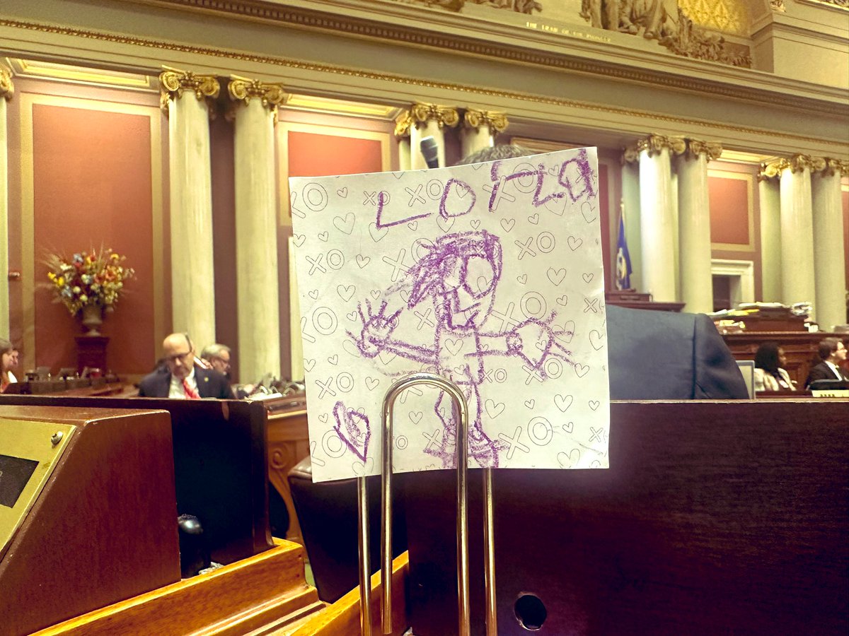 Art titled “For Mami” by Loíza. My girl. 5 years old. St. Paul. MN House floor.