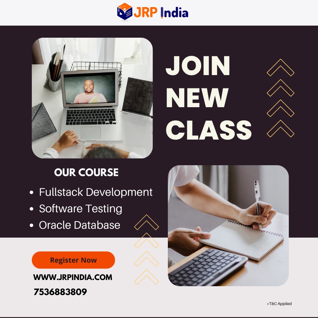 If you want to start a career in the IT sector

Copy this link:
forms.gle/gn1bhvhh8p4d92…

#Oracle_datebase: #Linux, #UNIX,
#Software_Testing : #Mannual_testing #Automation
#Frontend_Developer - #ReactJs, #HTML, #Java_Script

#WhatsApp: 7536883809

 #jrpindia #jrpindiaelearning