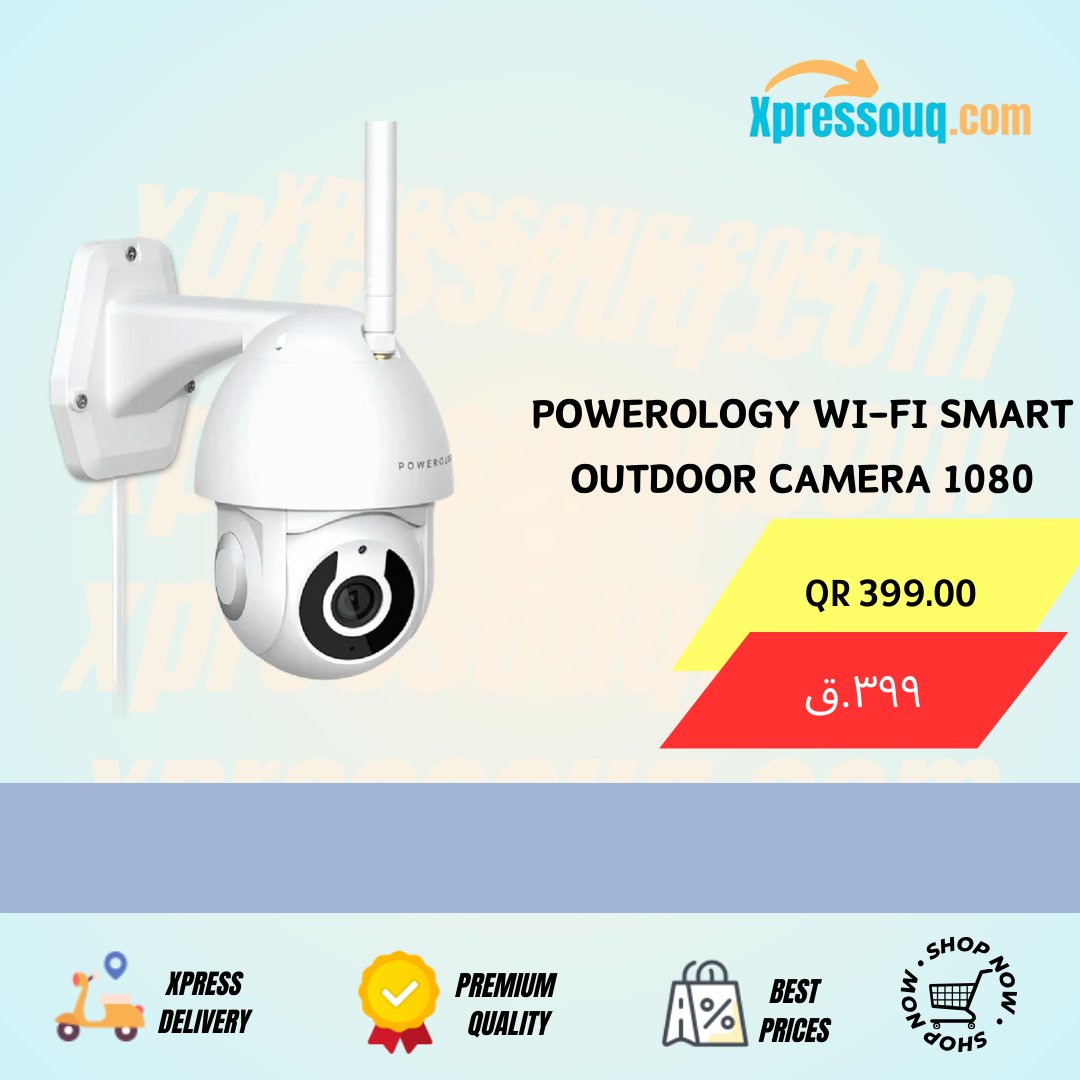 Eyes on every corner

🎯Order Now @ Just QR 399 only 🏃🏻‍
💸Cash on Delivery💸
🚗xpress Delivery🛻

xpressouq.com/products/power…

#OutdoorCamera #SmartSecurity #PowerologyCamera #QatarHomeSecurity #WiFiCamera #1080PCamera #QatarTech #SmartHome #OutdoorMonitoring