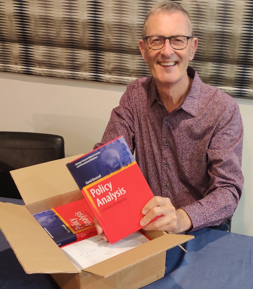 'Unboxing' a newly published book is always cause for celebration! This one's a practical introduction to policy analysis in Springer's texts in political science and international relations @SpringerNature #policyanalysis #publicpolicy