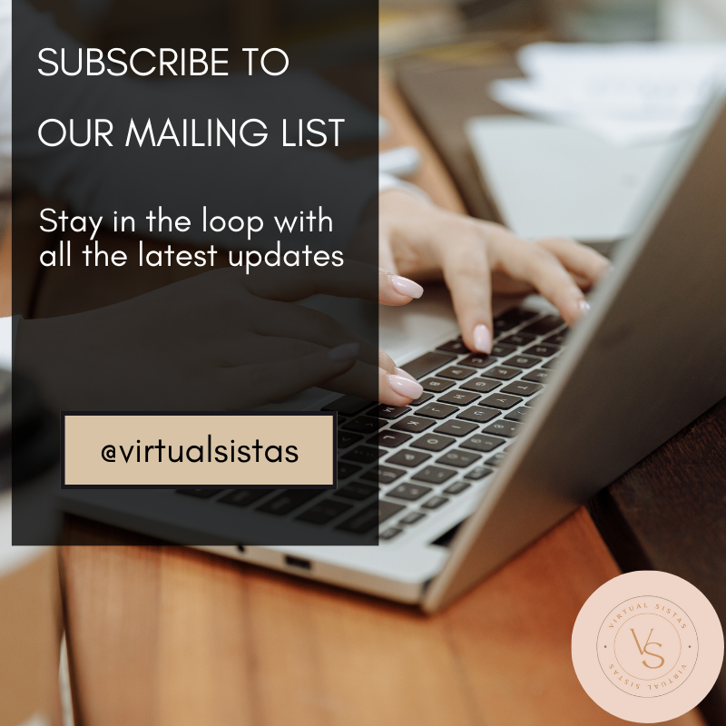 Join our Mailing list!
.
Just starting your career as a Virtual Assistant? Need clients fast? Subscribe to our “Newsletter” and start making more money TODAY!
.
Comment or drop an emoji if you want to subscribe to the list
.
.
.
.
#Virtualsistas #VirtualAssistantService #AIHelp