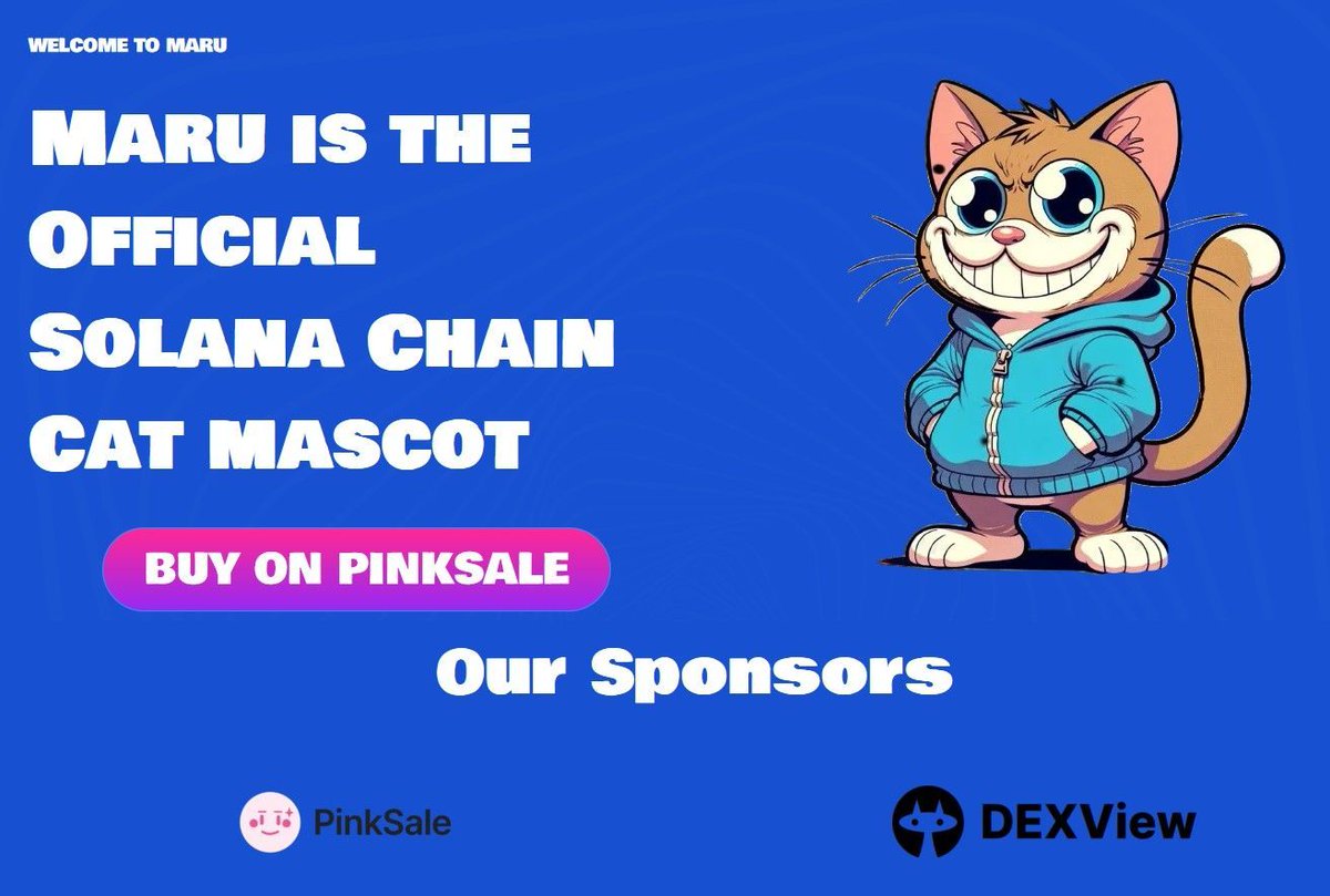 pinkecosystem's tweet image. 🔥#Pinksale would like to welcome onboard the MARU team for their #Fairlaunch.

👉Here at #Pinksale success is just around the corner, will you make the right choice in Launchpad?

🚀 Check them out below:

pinksale.finance/solana/launchp…