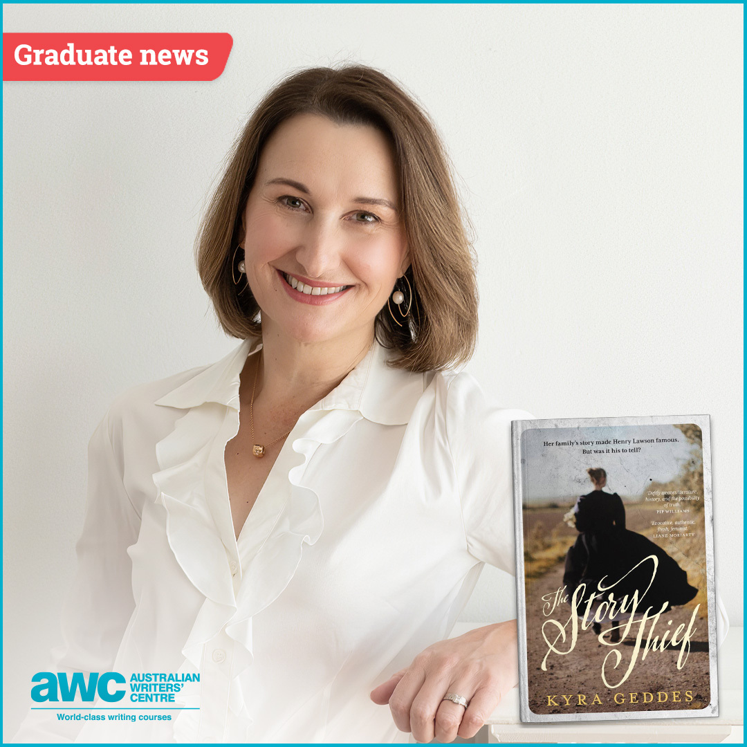 Congratulations to AWC graduate Kyra Geddes who has recently published her captivating novel 'The Story Thief' with Affirm Press! Discover Kyra's inspiring story and learn about the steps she took to bring 'The Story Thief' to life: writerscentre.com.au/blog/kyra-gedd…
