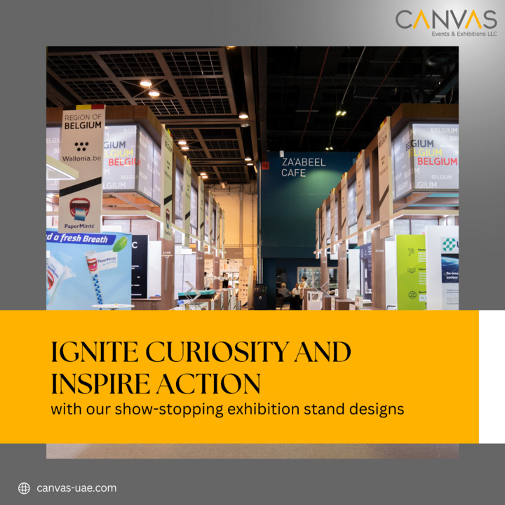 Marvel at the mesmerizing exhibition stand designs crafted by Canvas Events and Exhibitions. Prepare to be captivated by innovation and creativity.
Visit us at: canvas-uae.com
.
.
#eventdesign #exhibitionstands #canvasevents #canvaseventexhibition #designexcellence