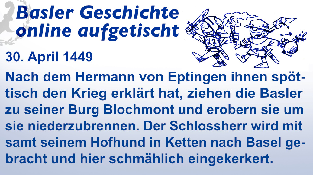 Heute vor 575 Jahren: Da hat jemand seinen Grössenwahn von der Leine gelassen und es bitter bereut | #InstantRegret