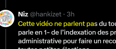 Il faut voir que ce minable pour justifier ses éructations sur les 'conspis' affirme que son QI est supérieur à la plupart et qu'il est classé aux échecs