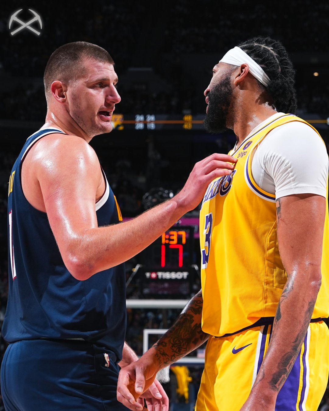 Fin de la série entre les Lakers et les Nuggets.