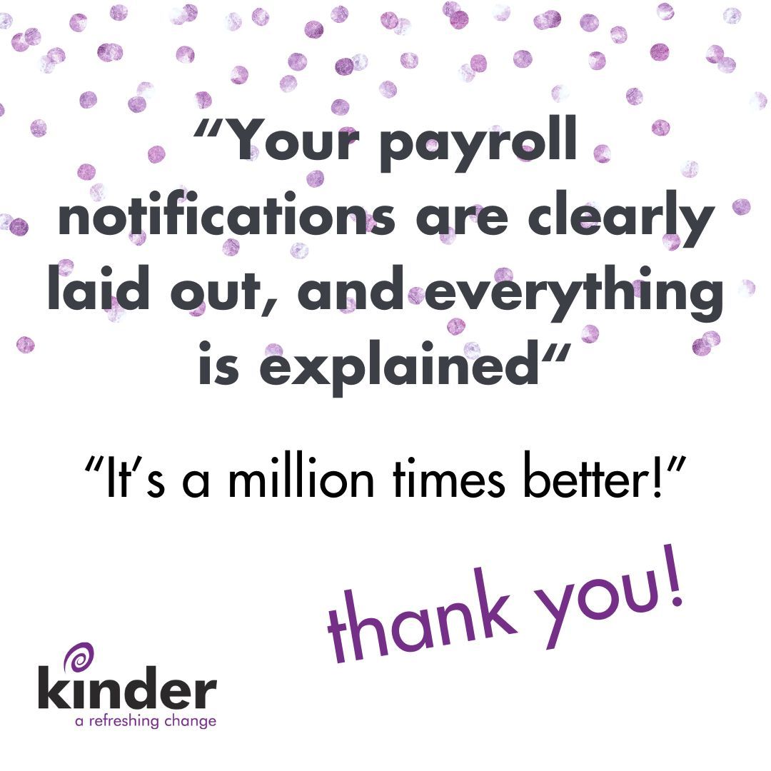 Today's #TuesdayTestimonial shines a light on our payroll service!

'Your payroll notifications are clearly laid out, and everything is explained clearly. 

It’s a million times better!'

#payroll
#testimonial
#wages
