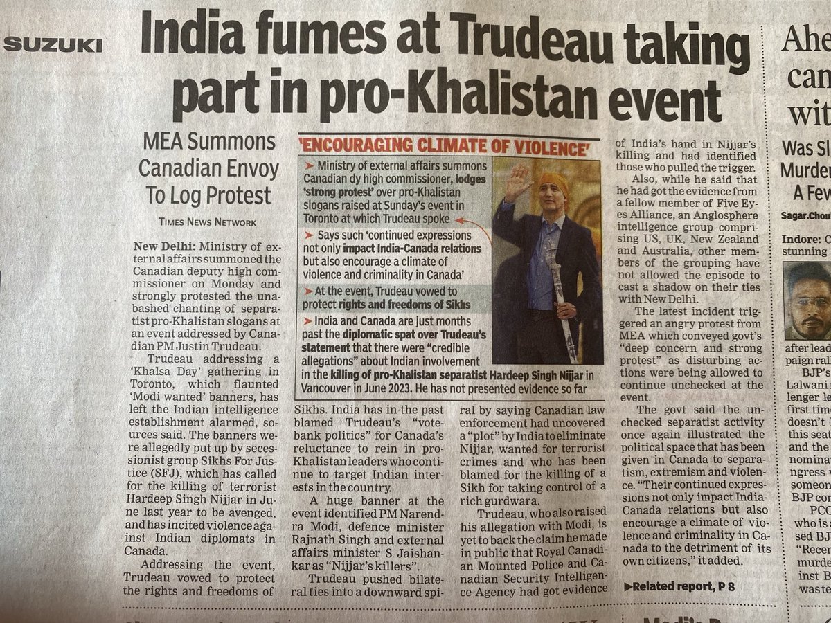 #Canada, as ⁦@JustinTrudeau⁩ knows, is land stolen from indigenous people by British colonists. Following #Pope granting “Doctrine of Discovery” to Spanish & Portuguese colonists in South America, British loyalists occupied Canada after US independence using same doctrine