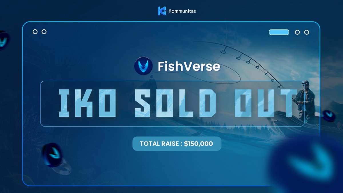 @TheFishverse IKO has officially sold out! Thank you to everyone who participated in this IKO. • Vesting: TGE 15% 1 month cliff, then daily linear in 180 days (daily 0.4722%) • Listing: May 2nd 2024 09:00 AM UTC At MEXC