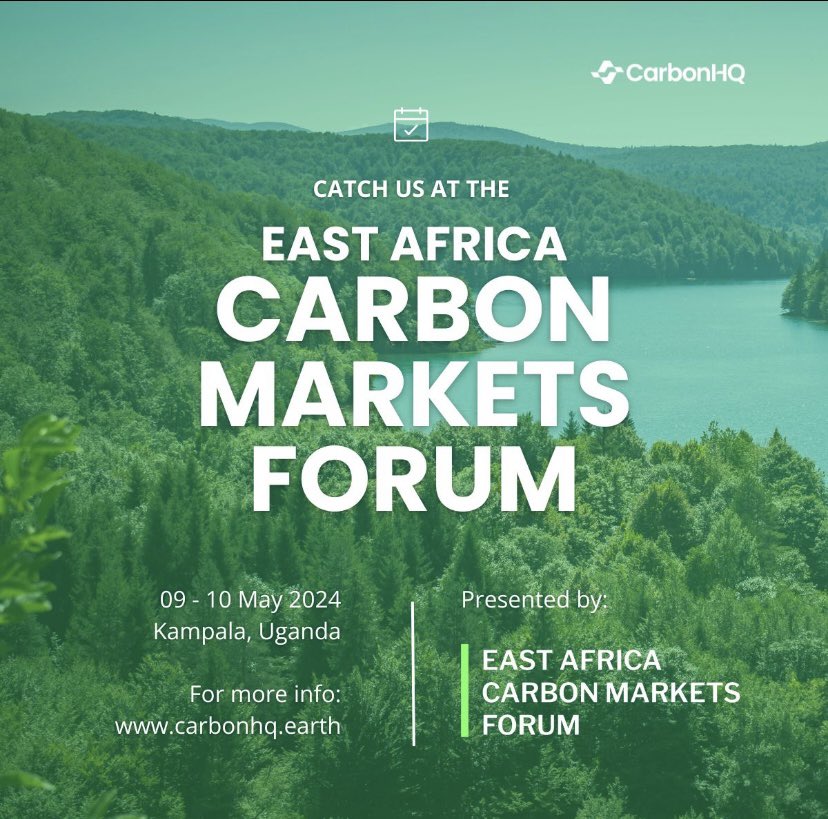 Exciting discussions ahead at the @EAcarbonmarkets Forum. From exploring financing models 2 understanding policy frameworks driving climate action, this forum offers a unique opportunity to connect with experts and policymakers shaping the future of sustainability in East Africa.