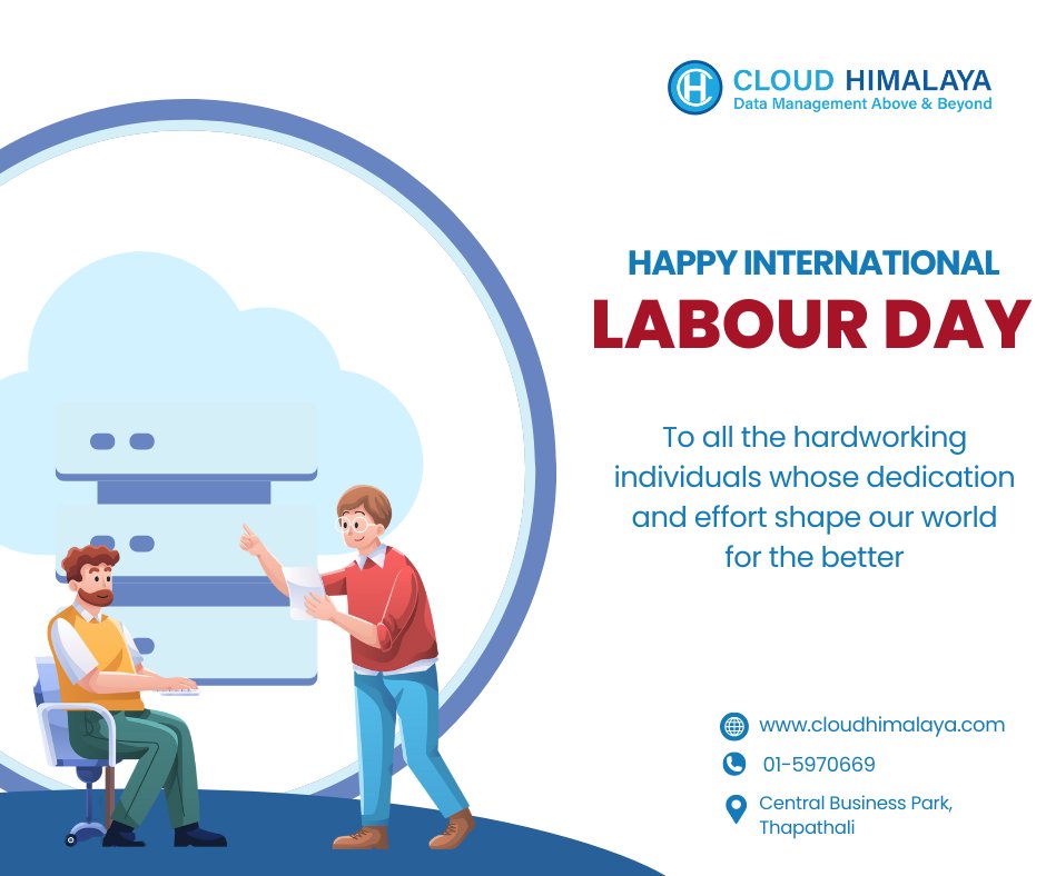 On this International Labor Day, we celebrate the perseverance and progress that drive the world. 
Working together, we create a future where each employee's contribution is recognized, their voice is heard, and their dreams are realized. 
#WorkersRights #cloudhimalaya