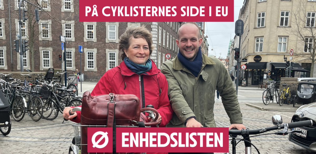 Jeg er enig med min medkandidat til EU-parlamentsvalget Ludvig Goldschmidt og Line Barfod i, at København skal være den førende cykelby i EU.

Cyklisme kan og skal være en vigtig del af EUs grønne fremtid.

Der er i årevis investeret millioner af euro i bilismen. Det er på høje…