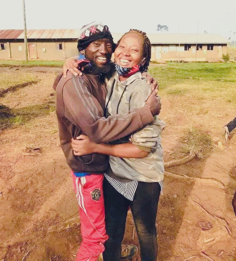 Olivia Lutaaya and Sanya Kakooza Without a trial, these happy and harmless comrades have been imprisoned for almost 4 years. The state never wants these individuals appear happy as they do in this photo. Nevertheless, comrades, hold on tight, WE SHALL OVERCOME!…