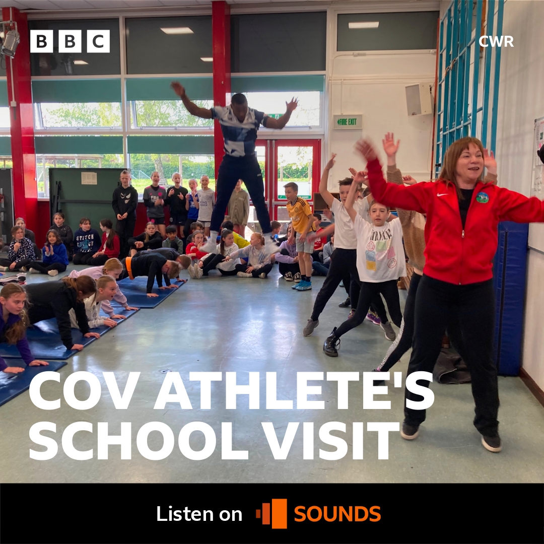 BBCCWR's tweet photo. Coventry Olympian @JoelFearon6 has been inspiring school children at @ewoodvilleps as his role as an ambassador for @sportsfs.

Listen here: https://t.co/nKmrj9mvhk https://t.co/ZcHnCStdlb