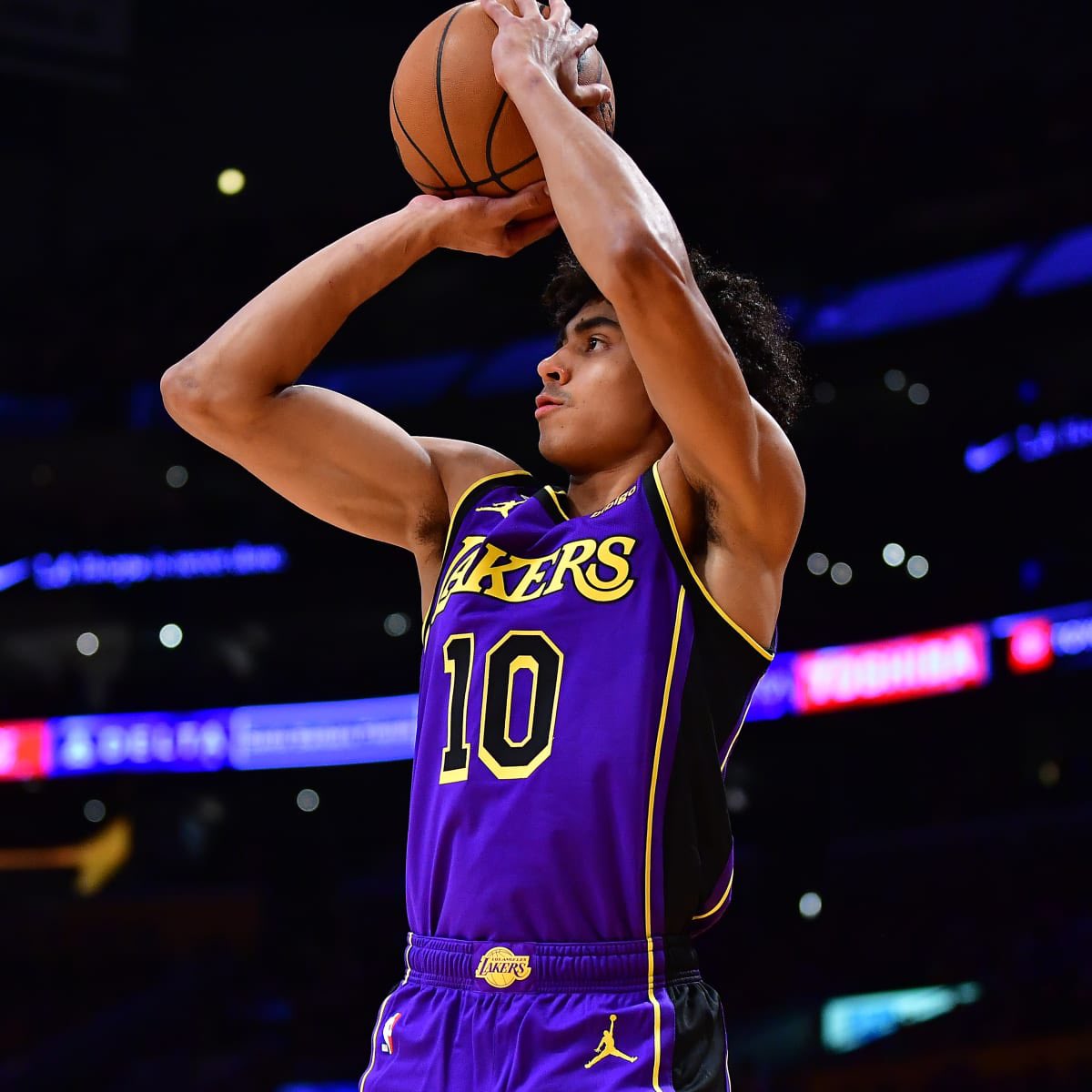 Klutch_23's tweet image. “I really wanted to be out there. […] I could’ve helped the team.”

— Max Christie. #LakeShow