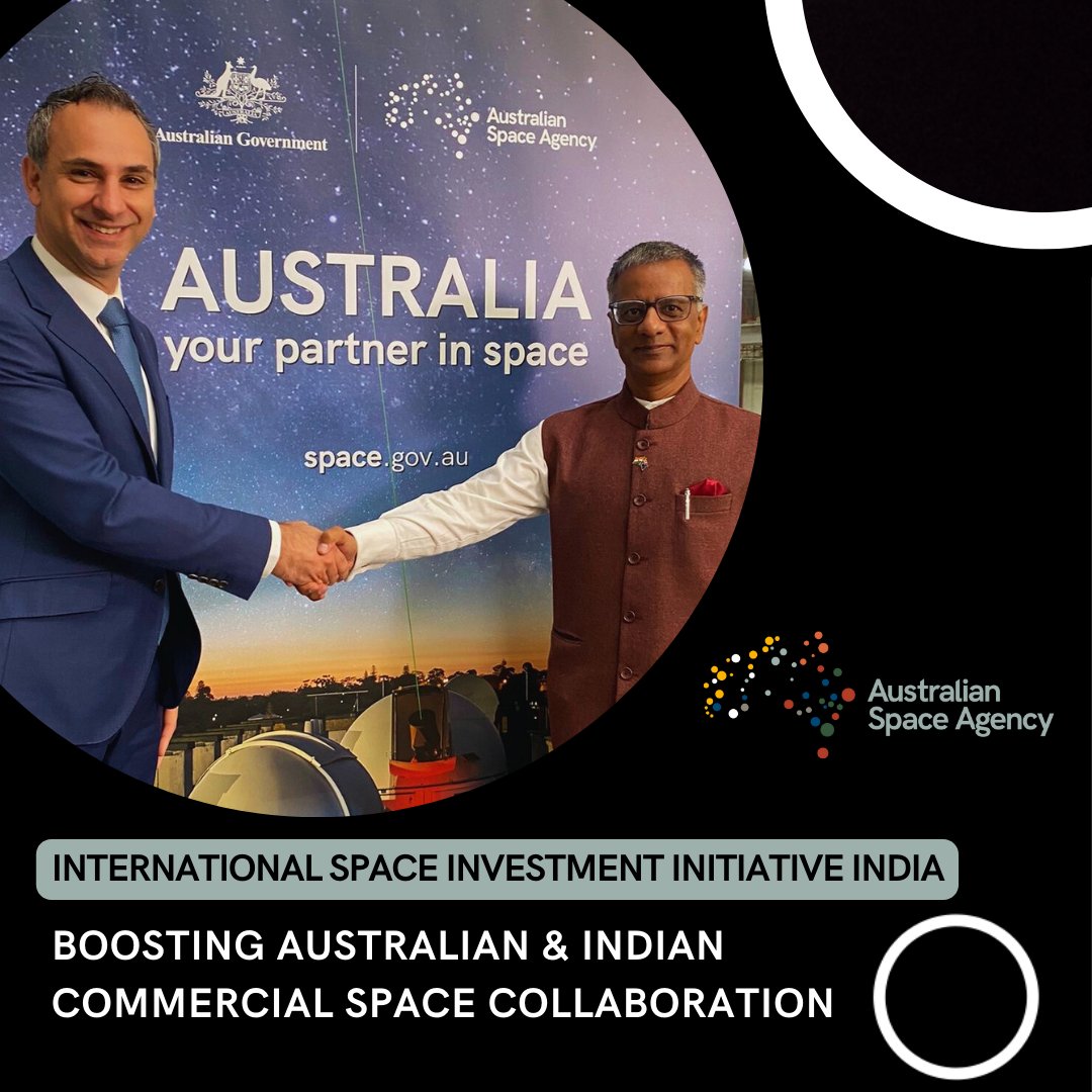 Three projects have been awarded a total of $18M under our International Space Investment India Project program. 🇦🇺🇮🇳 This investment will boost our commercial space partnership with India to address combined challenges like climate change. Explore: bit.ly/4biv6uG