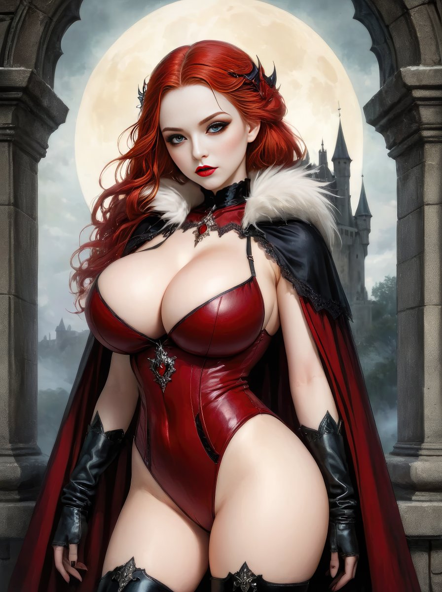 hunt vampire queens...
#vampire #lady #queen #beauty #ginger #nostalgia #death #gothic #digitalpainting #aiart
#castlevania