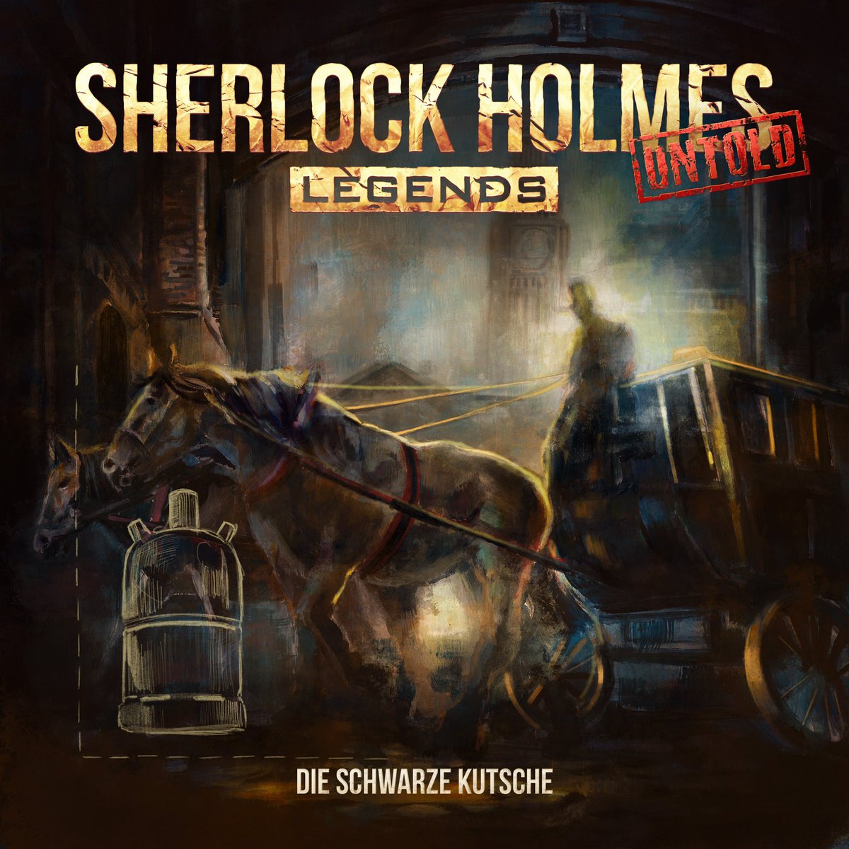 Am Freitag:
Sherlock Holmes Legends Untold / 
Folge 2: Die schwarze Kutsche
Die Angst geht um in London: Einige Menschen, vornehmlich Besucher vom Lande, besteigen nichts ahnend eine schwarze Kutsche und sind kurz darauf spurlos verschwunden...