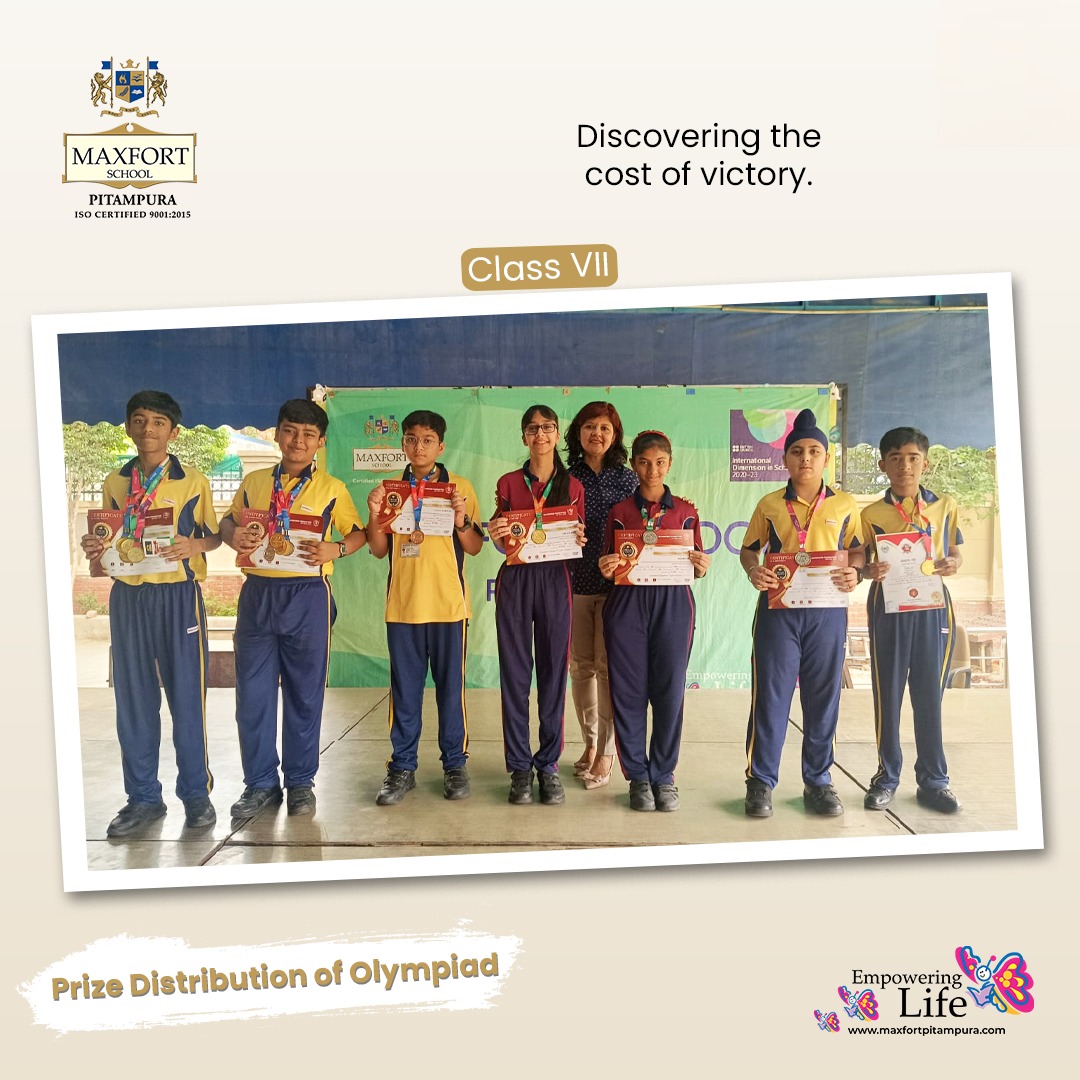 #MaxfortSchoolPitampura #PrizeDistribution #Olympiad #Medals #Certificates #Education #Excellence #Achievement #ProudMoment #Celebration #Inspiration #SuccessStory #FutureLeaders #Students #Learning #Empowerment #AcademicExcellence #ProudSchool #Talent #Motivation