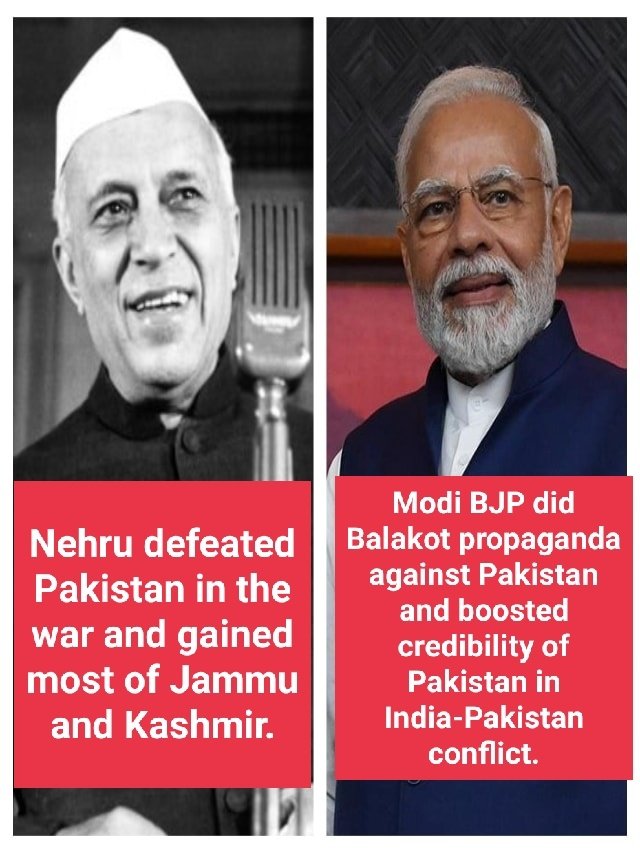 @narendramodi Sanghi doormats listen... Hari Singh lost almost whole Jammu and Kashmir to Pakistan and then Nehru gained most of it by defeating Pakistan. But foreign agent Modi BJP can do nothing more than Balakot propaganda.