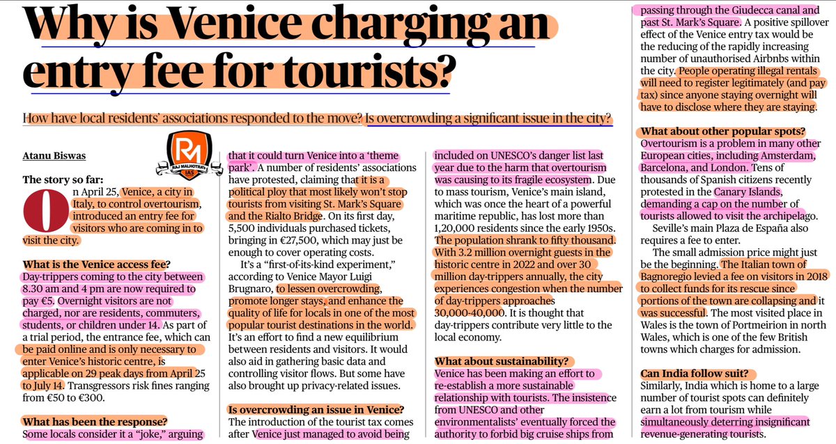 2. Venice is facing overtourism