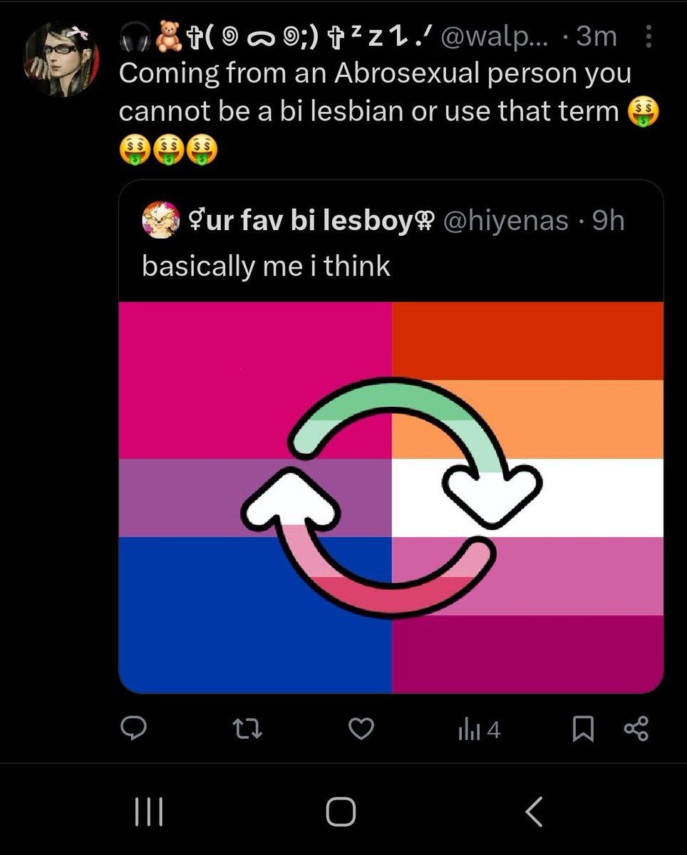 How the fuck do you be abrosexual and not know it literally means your orientation is fluid 🤨