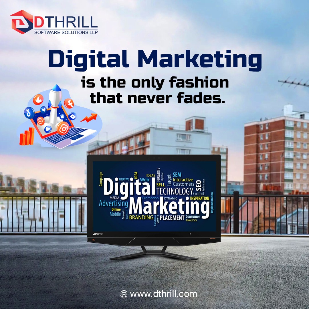 Embrace the timeless trend of digital marketing with DThrill - where innovation never goes out of style! +91-8668747836
#DigitalMarketing #PuneSpecialist #ResultsDriven #DThrill #Webdesign #branding #logodesigns #typography #graphics #dthrill #developersthrill #navisangavi #pune