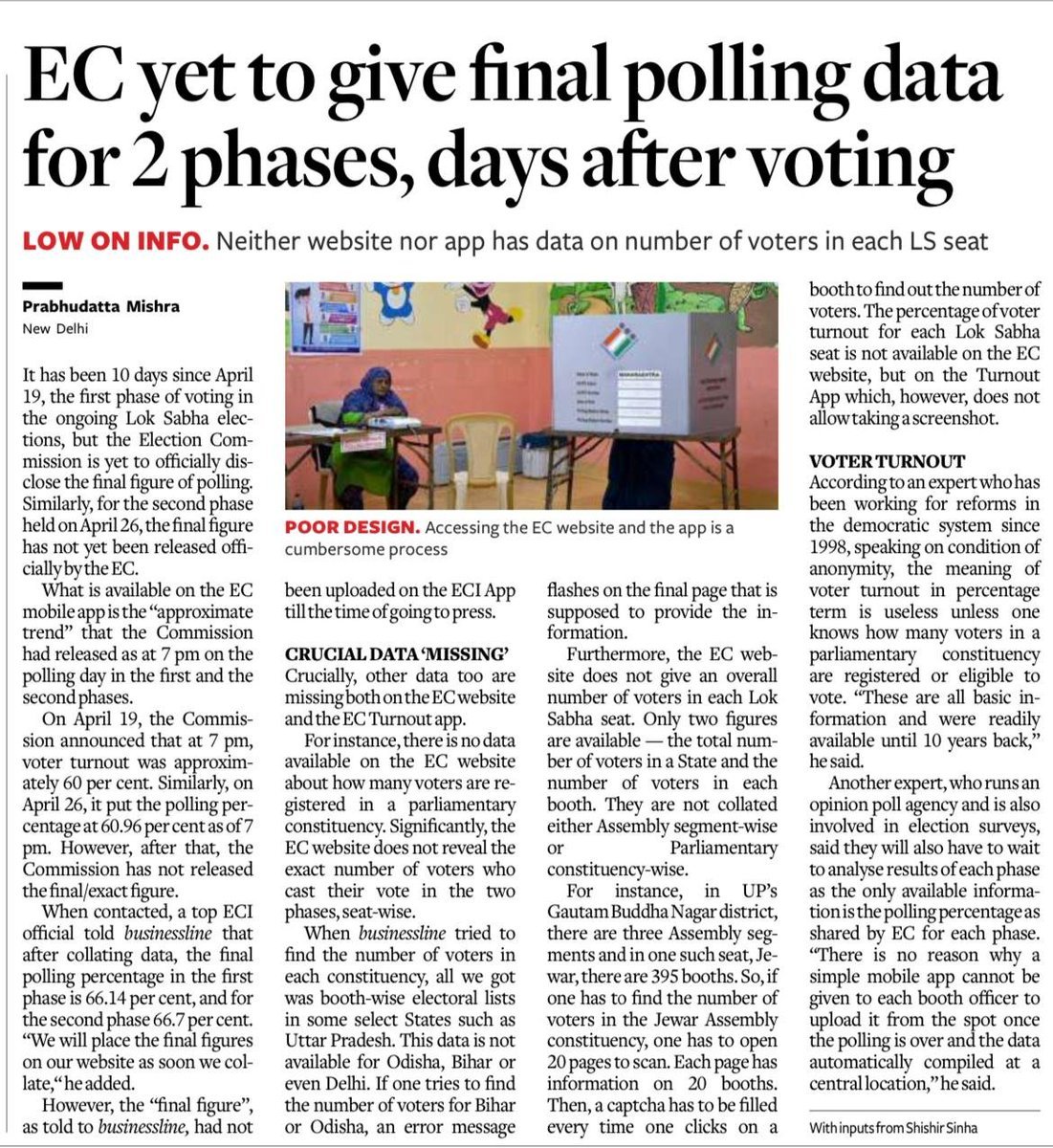 People are concerned about the Election Commission's delay in publishing the voter turnout percentage. Why the rush? Voting is ongoing; let them finish. Once enough votes are garnered for the BJP to secure victory, they will announce the final percentage. Right @ECISVEEP?