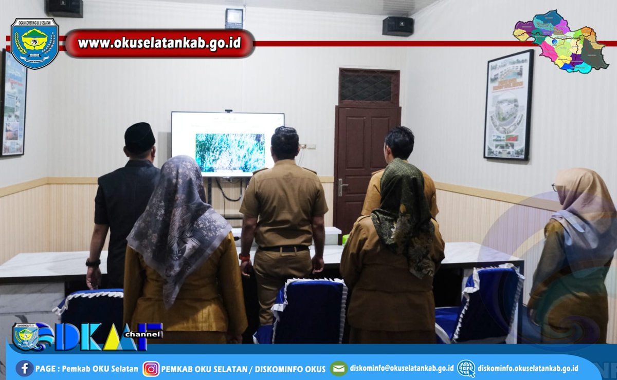 PEMKAB OKU SELATAN IKUTI SECARA VIRTUAL, PELUNCURAN INDEKS INTEGRITAS PENDIDIKAN TAHUN 2023 DAN SOSIALISASI PELAKSANAAN SPI PENDIDIKAN TAHUN 2024.