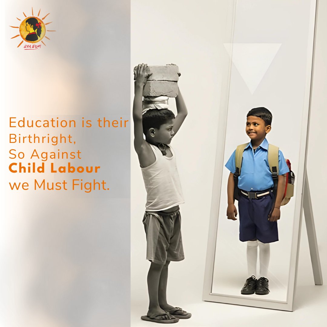 #KanyaKiran advocates for the rights of every child to a safe and nurturing environment, free from exploitation. Let's work together to end child labor and ensure that every child has the opportunity to learn, grow, and thrive.
.
.
.
.
.
.
#stopchildlabour #educationforall