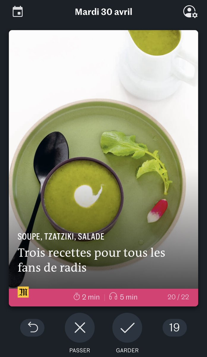 Dans « La Matinale » du jour, Arnaud Lagardère mis en examen, l’art de l’évitement de Bardella, des cellules “Terminators” de tumeurs, placements durables qui ne le sont pas, et aussi, le mois d’avril en dessins, des recettes de radis, des séries… x99au.app.goo.gl/7kbb