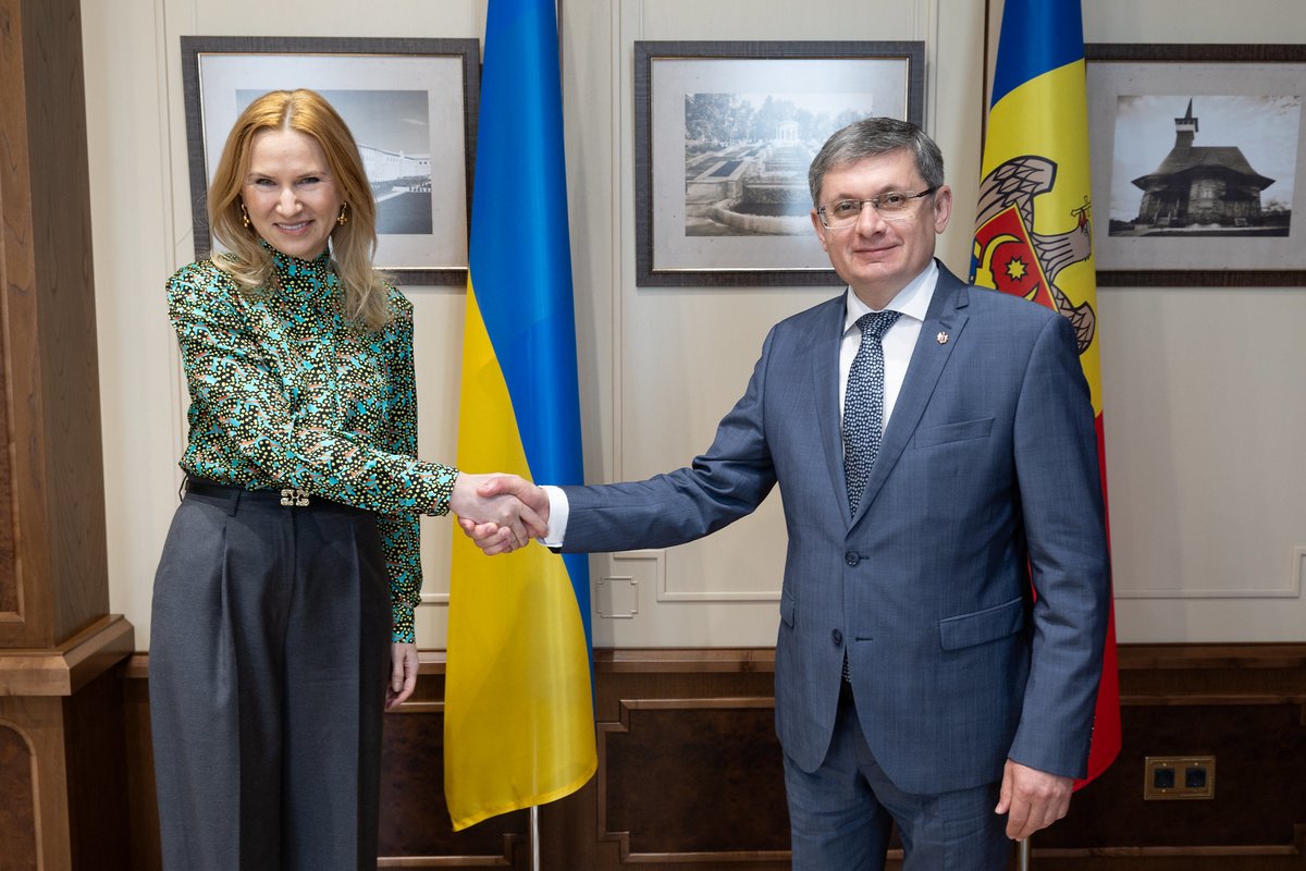 Moldovan speaker met Ukrainian deputy speaker 🔎More details: shorturl.at/apBT8 @ua_parliament | @Ole_Kondratiuk | @Igor_Grosu_md