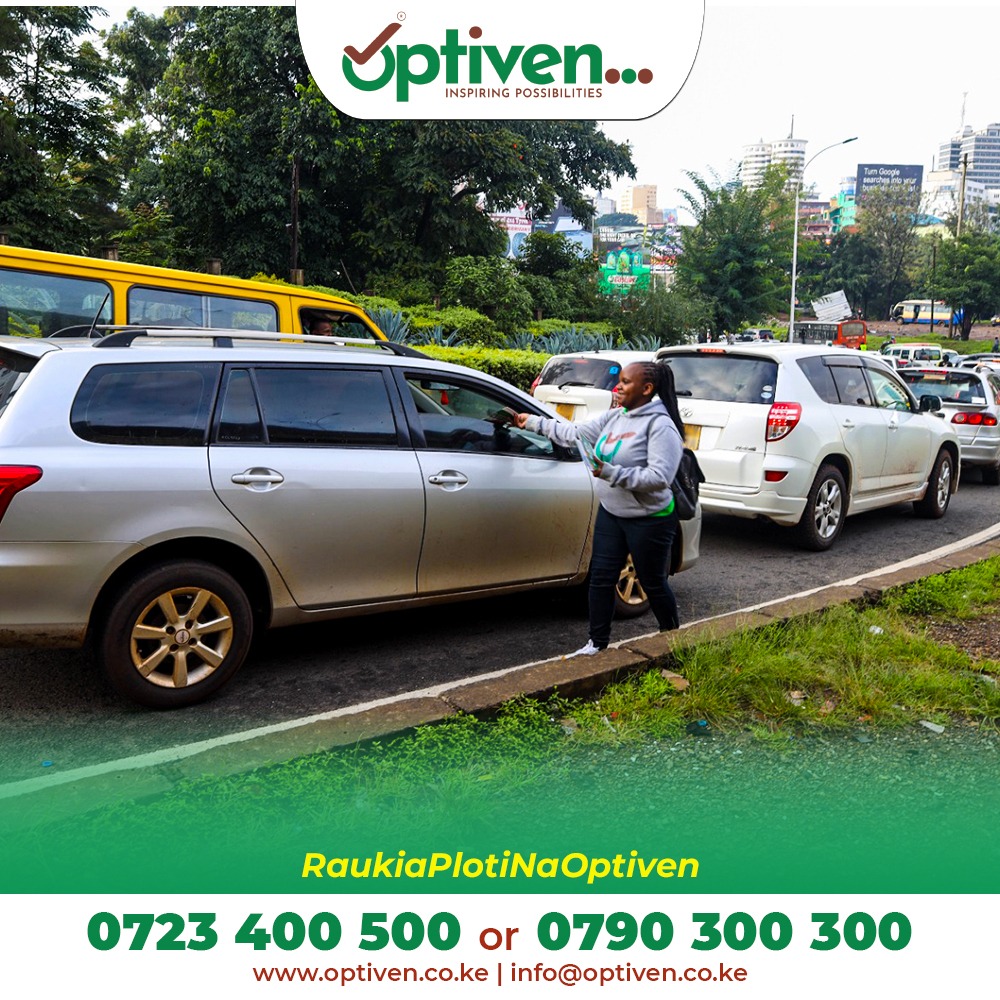 Invest wisely with Optiven! Our team is making waves in the streets, promoting our exceptional projects. Join us in the #RaukiaPlotiNaOptiven movement and secure your plot today! Call 0723400500