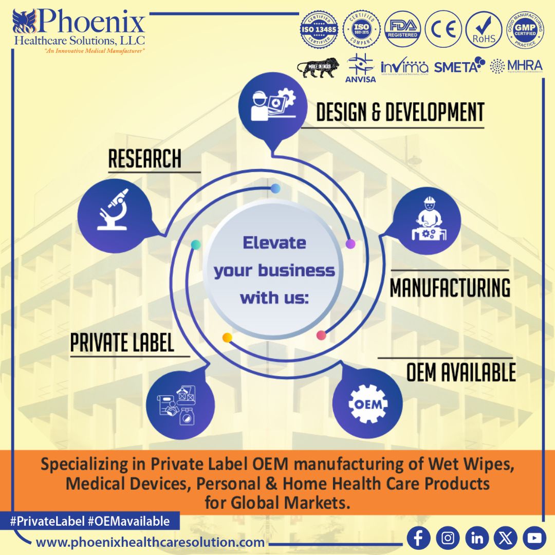 Please visit:
phoenixhealthcaresolutions.com
#pharmaceuticals #medicaldevice #manufacturing #industrial #medical #technology #wellnessproduct #healthcareproduct #medicalproducts #makeinindia #OEMavailable #healthcaresupplies #healthcareinnovation #homeaid #phoenixhealthcaresolutions